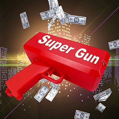 Supreme Cash Machine Gun Toy for Weddings and Parties