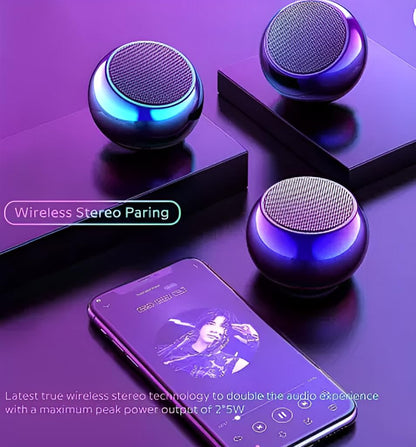 Ultra Mini 3.7 Watt Wireless Bluetooth Portable Speaker