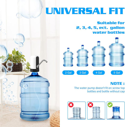 Automatic Wireless Water Can Dispenser Pump with Rechargeable Battery